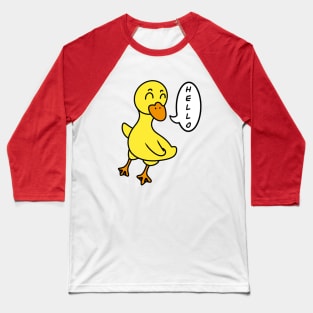 Funny cartoon duckling Baseball T-Shirt